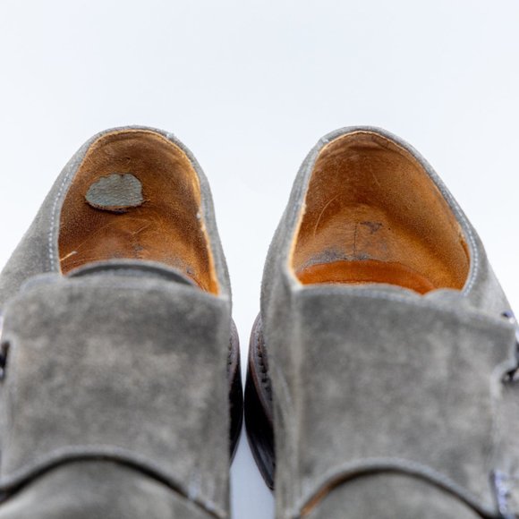 Frye James Monk Strap Suede - Picture 2 of 4
